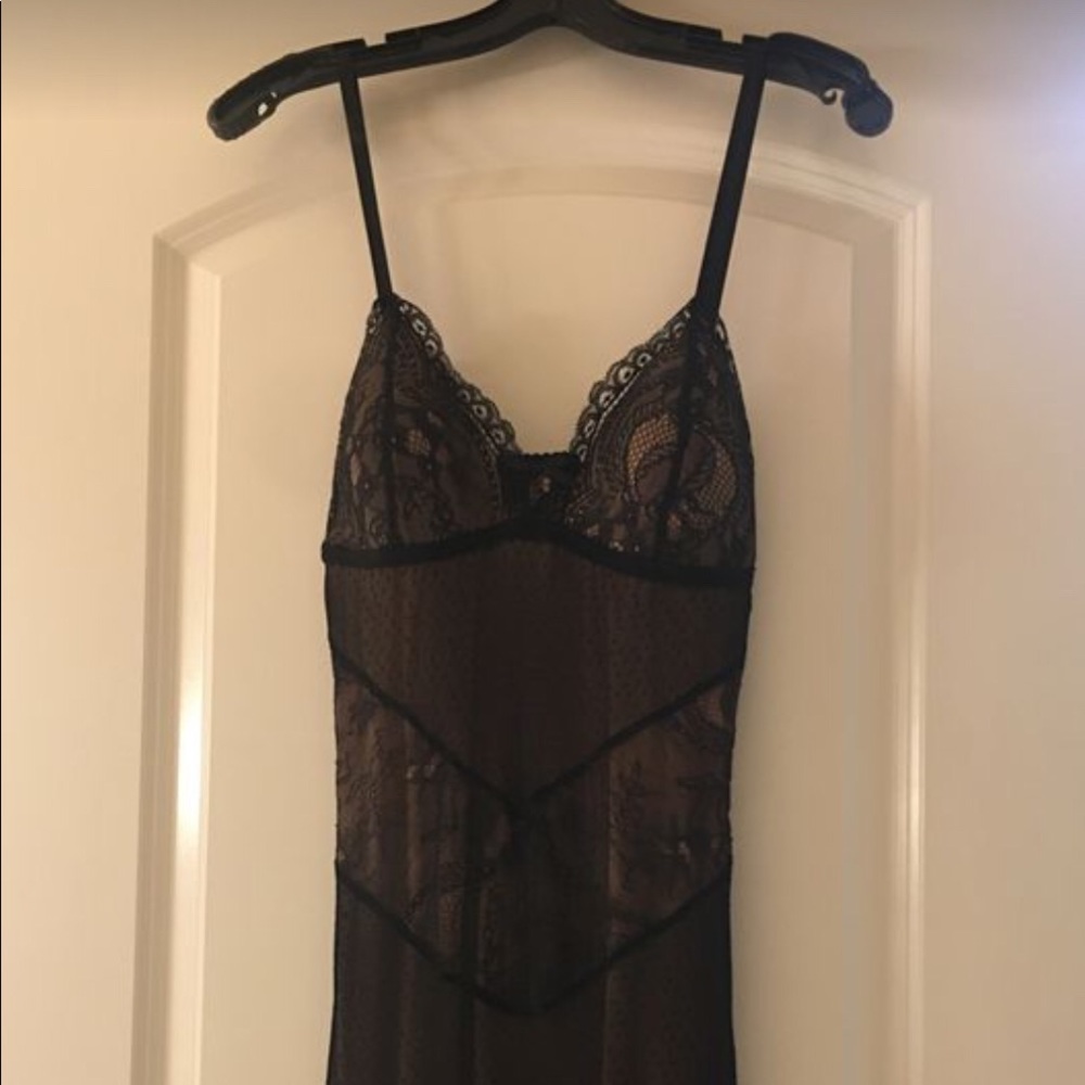 Black lace party dress size 4